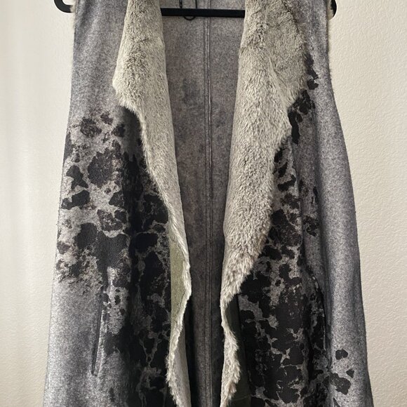 Avant Toi Vest Coat NWOT Felted Cashmere Wool Fur Size M - Picture 13 of 13
